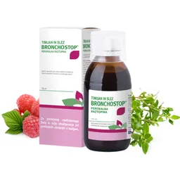 Timijan in slez Bronchostop, peroralna raztopina (150 ml)