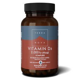 Terranova Vitamin D3 2000iu kompleks, kapsule (50 kapsul)