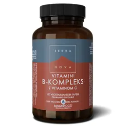 Terranova Vitamini B-kompleks z vitaminom C, 100 kapsul