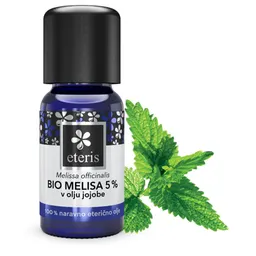Eterično olje Melise v Bio jojobi (5%) Eteris (10 ml)