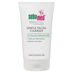 Sebamed, nežni gel za umivanje obraza za mastno in mešano kožo (150 ml)