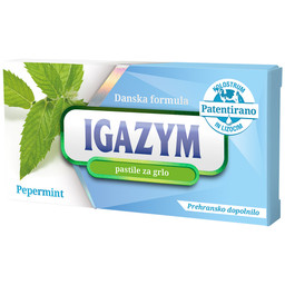 Igazym, pastile za grlo - okus peperminta (20 pastil)