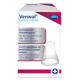 Veroval, nastavek za merjenje telesne temperature v ušesu (20 nastavkov)