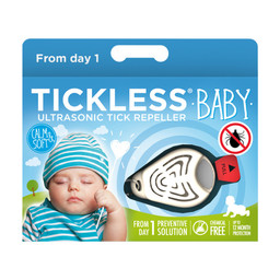 Tickless Baby & Kid, ultrazvočni odganjalec klopov za dojenčke in otroke (bež)