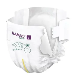 Bambo Nature 1 Newborn XS, otroške pleničke za nedonošenčke - 2 - 4 kg (22 plenic)