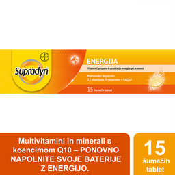 Supradyn Energija Q10, 15 šumečih tablet