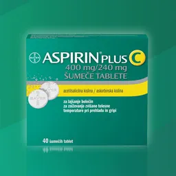 Aspirin plus C 400 mg/240 mg, 40 šumečih tablet