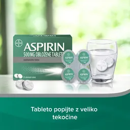 Aspirin 500 mg, obložene tablete (20 tablet)
