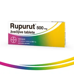 Rupurut 500 mg, žvečljive tablete (20 žvečljivih tablet)
