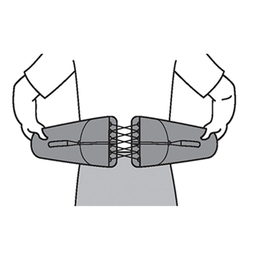 Futuro, bandaža za hrbet - prilagodljiva (črna)