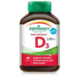 Jamieson Vitamin D 2000 I.E., tablete (60 tablet)