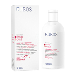 Eubos, odišavljena čistilna emulzija brez mila za telo (200 ml)