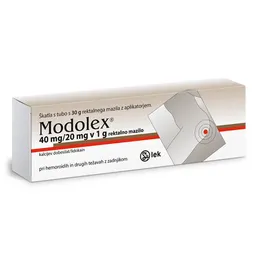 Modolex 40 mg/20 mg v 1 g, rektalno mazilo (30 g)