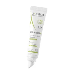 A-Derma Dermalibour+, obnavljajoči cica balzam za ustnice (15 ml)