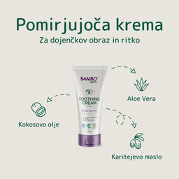 Bambo Nature, pomirjujoča krema (100 ml)