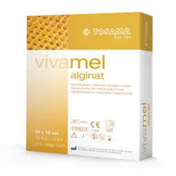 Vivamel, obloga z medicinskim medom 10 x 10 cm (10 oblog)