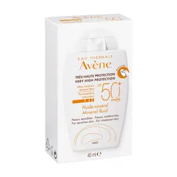 Avene Sun, mineralni fluid - ZF 50+ (40 ml)