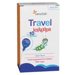 Sensilab Travel Lollipops, lizike za potovanje za otroke (10 lizik)