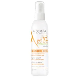 A-Derma Protect Kids, pršilo za zaščito pred soncem - ZF 50+ (200 ml)