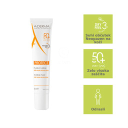A-Derma Protect, nevidni fluid ZF50+ (40 ml)