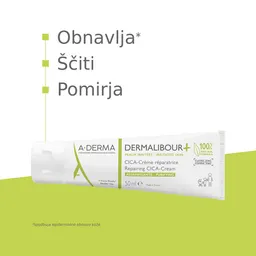 A-Derma Dermalibour+, obnavljajoča CICA-krema (50 ml)
