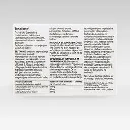 Tonzilette, tablete s počasnim raztapljanjem v ustih (30 tablet)