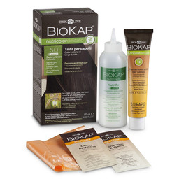 Biokap Nutricolor Delicato Rapid 1.0., set za hitro barvanje las - naravno črna (1 set)