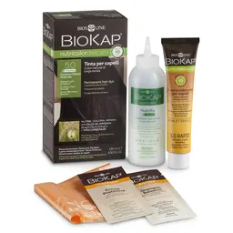 Biokap Nutricolor Delicato Rapid 1.0., set za hitro barvanje las - naravno črna (1 set)
