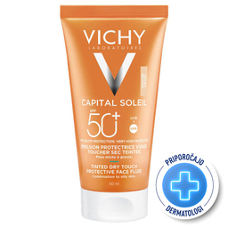 Vichy Capital Soleil BB Dry Touch, obarvani fluid za obraz - ZF50 (50 ml)