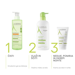 A-Derma, krema za roke in nohte (50 ml)