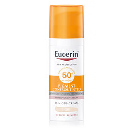 Eucerin Sun Pigment Control Tinted, obarvan fluid za zaščito pred soncem - light - ZF 50+ (50 ml)