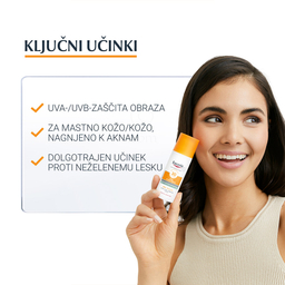 Eucerin Sun Oil Control, kremni gel za zaščito obraza - ZF 30 (50 ml)