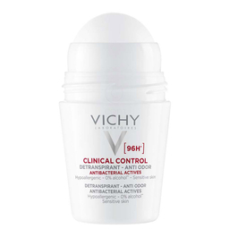 Vichy Clinical Control 96h Detranspirant, roll-on dezodorant proti neprijetnemu vonju (50 ml)