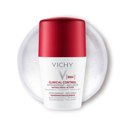 Vichy Clinical Control 96h Detranspirant, roll-on dezodorant proti neprijetnemu vonju (50 ml)