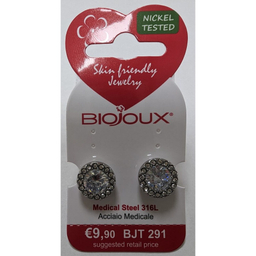 Biojoux, uhani iz kirurškega jekla - Petunija - BJT291 (2 uhana)