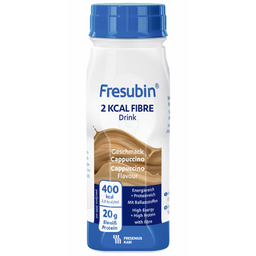 Fresubin 2 kcal/ml Fibre, peroralna suspenzija z okusom kapučina (4 x 200 ml)