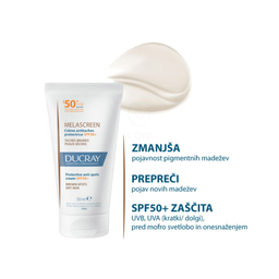 Ducray Melascreen, zaščitna krema proti madežem - ZF50+ (50 ml)