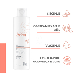 Avene, mleko za čiščenje suhe in občutljive kože (200 ml)