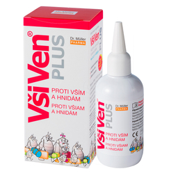 VšiVen Plus, raztopina za odstranjevanje naglavnih uši in gnid (120 ml + glavnik)