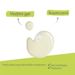 A-Derma Exomega Control, emolientni čistilni gel (500 ml)