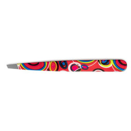 Nippes, pinceta s poševno konico 9,5 cm - pisana (327E)