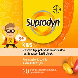 Supradyn Kids, dražeji (60 dražejev)