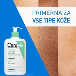 CeraVe, peneči čistilni gel za obraz za normalno do mastno kožo (1000 ml)