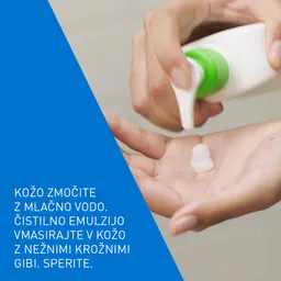 CeraVe, vlažilna čistilna emulzija za obraz za normalno do suho kožo (473 ml)