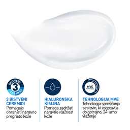 CeraVe, vlažilna krema za telo za suho do zelo suho kožo (177 ml)