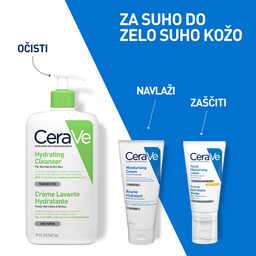 CeraVe, vlažilna krema za telo za suho do zelo suho kožo (177 ml)

