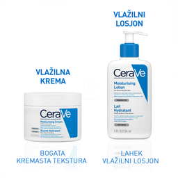 CeraVe, vlažilni losjon za telo za suho do zelo suho kožo (236 ml)