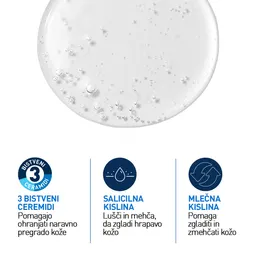 CeraVe SA, gel za čiščenje suhe in grobe kože (236 ml)