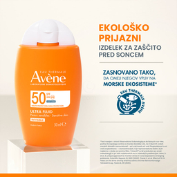 Avene Sun, ultra fluid z visoko zaščito pred soncem za obraz - ZF 50 (50 ml)