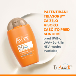 Avene Sun, obarvani ultra fluid za zaščito pred soncem za obraz - ZF 50 + (50 ml)
